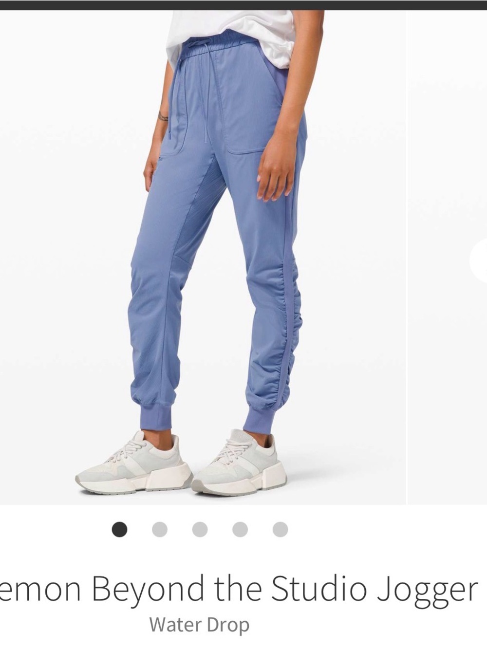 lululemon athletica Beyond the Studio Ruched-Side Joggers water drop